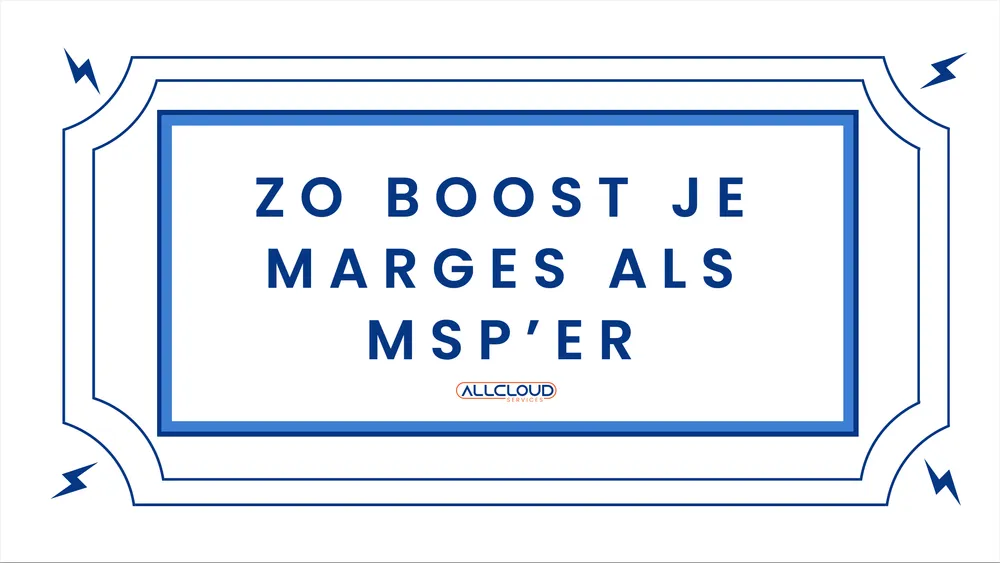 boost je marge als msp